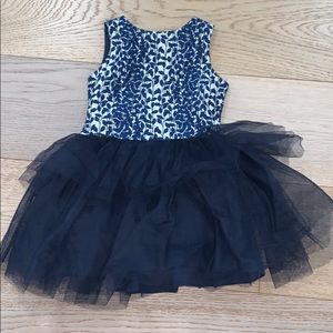 Charabia Blue Toddler Dress 2A